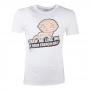 FAMILY GUY Stewie Draw Me Like One of Your French Girls T-Shirt, Male, Extra Large, White (TS707085FOX-XL)