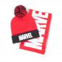 MARVEL COMICS Logo Bobble Beanie & Scarf Gift Set, Unisex, Multi-colour (GS336337MVL)