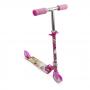BARBIE Dreamtopia Children's Foldable Two-Wheel Inline Scooter with LED Wheels, Ages Five Years or Above, Girl, Pink (OBBD112-LED)