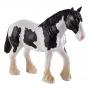 ANIMAL PLANET Farm Life Clydesdale Black and White Horse Toy Figure, Three Years and Above, Black/White (387085)