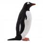 ANIMAL PLANET Sealife Gentoo Penguin Toy Figure, Three Years and Above, Black/White (387184)