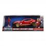 MARVEL COMICS Iron Man 2016 Chevy Camaro SS Die-cast Toy Sports Car, Unisex, 1:24 Scale, Eight Years and Above, Red/Gold (253225003)