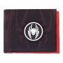 MARVEL COMICS Spider-man Miles Morales Logo Bi-fold Wallet, Male, Black/Red (MW544877SPN)