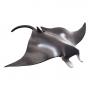 ANIMAL PLANET Sealife Manta Ray Toy Figure, Three Years and Above, Grey (387353)
