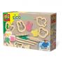 SES CREATIVE Eco Dough with Wooden Tools Set, 3 Years and Above (24917)