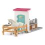 SCHLEICH Horse Club Horse Stall Extension Toy Playset, 5 to 12 Years, Multi-colour (42569)