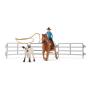 SCHLEICH Farm World Cowgirl Team Roping Fun Toy Playset, 3 to 8 Years, Multi-colour (42577)
