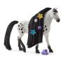SCHLEICH Horse Club Sofia's Beauties Beauty Horse Knabstrupper Stallion Toy Figure, 4 to 10 Years, White/Black (42622)
