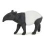 PAPO Wild Animal Kingdom Tapir Toy Figure, Three Years and Above, Black/White (50112)