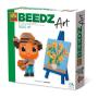 SES CREATIVE Beedz Mini Artist Vincent 1600 Iron-on Beads Mosaic Art Kit, Twelve Years and Above (06016)
