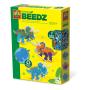SES CREATIVE Beedz Triceratops Dino Green 1200 Iron-on Beads Mosaic Art Kit, Five Years and Above (06405)