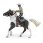 PAPO Horse and Ponies Cowboy and His Horse Toy Figure Set, Three Years and Above, Multi-colour (51573)