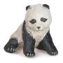 PAPO Wild Animal Kingdom Sitting Baby Panda Toy Figure, 3 Years or Above, Black/White (50135)