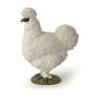 PAPO Farmyard Friends Silkie Chicken Toy Figure, 3 Years or Above, White (51169)
