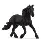 SCHLEICH Horse Club Friesian Stallion Toy Figure, 5 to 12 Years, Black (13975)