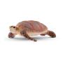 SCHLEICH Wild Life Hawskbill Sea Turtle Toy Figure, 3 to 8 Years, Brown (14876)