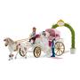 SCHLEICH Horse Club Wedding Carriage Toy Playset, 5 to 12 Years, Multi-colour (42641)