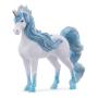 SCHLEICH Bayala Flowy Unicorn Mare Toy Figure, 5 to 12 Years, Blue/White (70823)