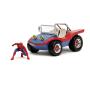 MARVEL COMICS Spider-Man 70s Edition Spider-Man Buggy Die Cast Vehicle with Figure, Blue/Red (253225030SSU)
