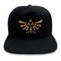 NINTENDO Legend of Zelda Hyrule Logo Snapback Baseball Cap, Black (ZEL01607SBBOS)