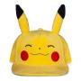 POKEMON Smiling Pikachu Novelty Adjustable Cap, Yellow (NH445072POK)