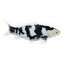 MOJO Wildlife & Woodland Koi Carp Shiro Utsuri Koi (Black White) Toy Figure (381102)