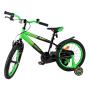 VOLARE Strike Green and Black 16-Inch Boys Children's Bike (51636)