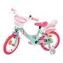 VOLARE Unicorn Green 14-Inch Girls Children's Bike (61478)
