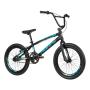 HUFFY HX Pro Racer 20-inch Aluminum BMX Race Bike - Black/Blue (53000W)